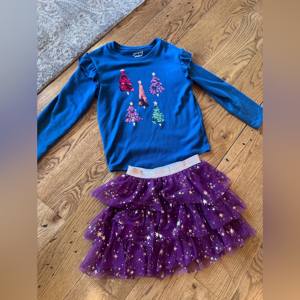 Jumping Beans 6T Sequin Top & Tutu Set
